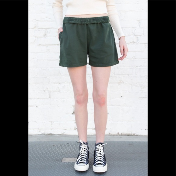 Brandy Melville green Rosa sweatshorts - Picture 1 of 6
